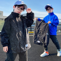 MinanSer男童外套秋冬儿童冲锋衣三合一风衣2021新款中大童男孩可拆卸夹克两件套潮冬季新品