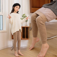 MinanSer儿童棉裤女童打底裤3-12岁男孩冬款校服裤洋气2021新款女宝宝冬装儿童长裤子冬季保暖紧身裤冬季新品