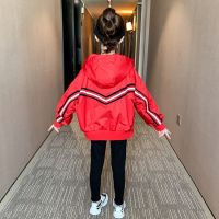 MinanSer女童春季外套开衫女孩夹克8中大童10女孩网红上衣潮冬季新品