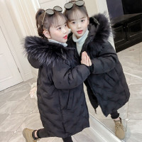 MinanSer童装女童棉衣2021新款冬装洋气加厚保暖棉服中大童女孩8时髦15韩版冬季中长款上衣潮童衣服冬季新品