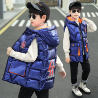 MinanSerMaycobell童装男童棉马甲外穿秋冬装中大童孩子加厚坎肩青少年手塞棉学生马夹外套冬季新品