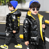 MinanSer男童羽绒棉衣2021新款儿童加厚男孩韩版棉服中大童网红洋气棉袄外套潮冬季新品