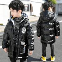 MinanSer儿童装男童冬装羽绒棉衣2021年新款男孩帅气中大童洋气中长款羽绒棉服冬季新品