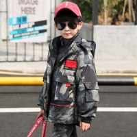 MinanSer男童外套秋装新款大童秋冬冲锋衣三合一可拆卸胖童加厚中长款风衣冬季新品