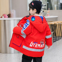 MinanSer童装 男童羽绒棉服2021年冬装新款洋气奥特曼棉衣儿童冬款加厚蜘蛛侠保暖外套冬季新品