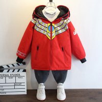 MinanSer奥特曼衣服儿童羽绒棉服夹棉外套中长款棉衣风衣男孩蜘蛛侠秋冬装泰罗童装冬季新品