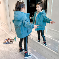 MinanSer女童外套秋冬儿童女孩派克服冬装棉袄洋气棉服2021年新款冬季新品