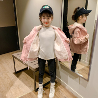 MinanSer女童棉袄2021年冬季新款洋气韩版中大童棉服短款宽松加厚风衣外套冬季新品