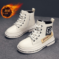 MinanSer男童棉鞋5冬季新款中大童二层牛皮鞋6幼儿园加绒鞋7儿童二棉鞋8宝宝保暖鞋加厚10岁冬季新品