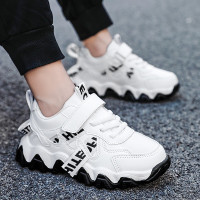 MinanSer品质童鞋男童鞋子2021秋冬新款皮面加绒男孩运动鞋中大童秋款休闲跑步鞋男孩时尚鞋冬季新品