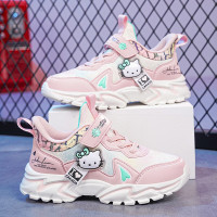 MinanSer童鞋女童鞋子2021秋季新款皮面儿童运动鞋板鞋女孩运动中大童卡通鞋小女孩公主鞋冬季新品