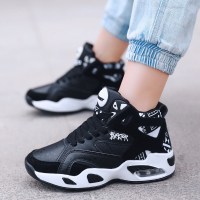 MinanSer童鞋男童鞋潮童鞋儿童运动鞋春秋款皮面防水中大童小学生篮球鞋男孩秋鞋冬季新品