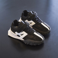 MinanSer童鞋儿童运动鞋2021冬季新款男女童百搭加绒保暖休闲鞋中大童学生软底跑步鞋棉鞋冬季新品