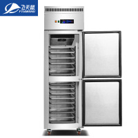 飞天鼠(FTIANSHU) 插盘式冷冻柜冰柜低温冰箱商用大容量风冷冷藏冷冻柜四门六门冰柜面团速冻机 16盘上下门双温
