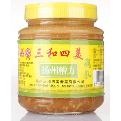 三和四美扬州糟方腐乳500g