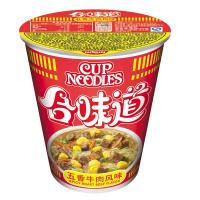 日清(Nissin)合味道五香牛肉风味84g/杯 方便面