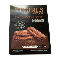 真巧(黑)60g巧克力沾酱曲奇
