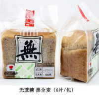 泓一无蔗糖黑麦吐司面包100g