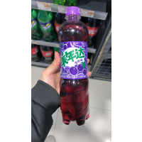 美年达葡萄味汽水550ml