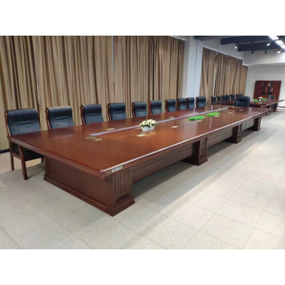 GS广圣办公家具H1340会议桌油漆贴实木木皮