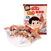 不二家8支棒棒糖 奶茶46g