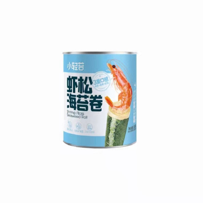 小轻苔虾松海苔卷100g罐装
