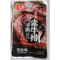 红派手撕素牛排黑椒味28g