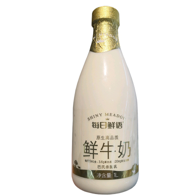 蒙牛每日鲜语鲜牛奶PET瓶1L