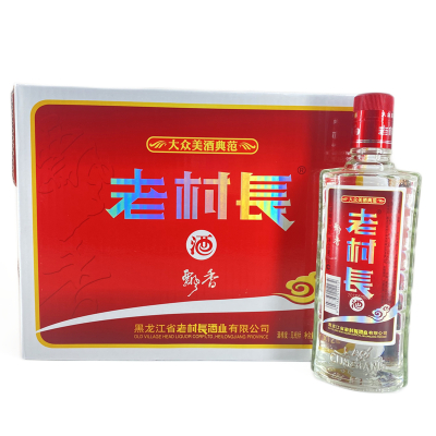 东北特产白酒 老村長 老村长飘香38度 450ml*12瓶