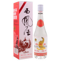 陕西西凤酒白标55度 500ml*1 单瓶装 93出口版 凤香型纯粮高度白酒