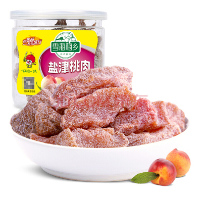 雪海梅乡盐津桃肉180g/罐