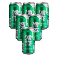 雪花啤酒(Snowbeer)8度清爽6连包 330ml*6听/组(不兑奖)