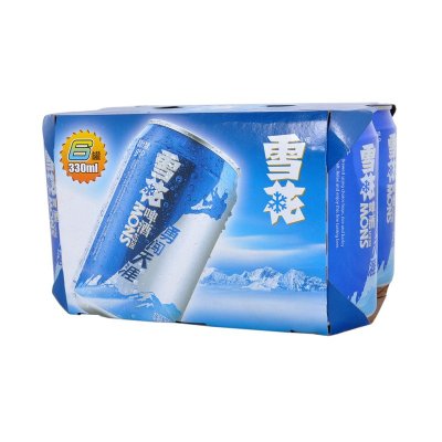 雪花啤酒（Snowbeer）8度 勇闯天涯 330ml*6听（新老包装随机发货）（不兑奖）