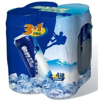 雪花啤酒勇闯天涯拉罐四连包500ml*4听(不兑奖)
