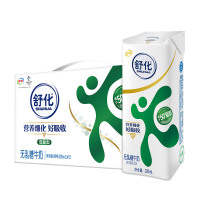 【整箱】伊利 舒化无乳糖低脂纯牛奶早餐奶220ml*12盒（礼盒装）
