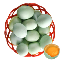 农家散养绿壳乌鸡蛋绿壳土鸡蛋30枚