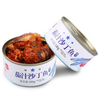 [4罐装] 茄汁沙丁鱼罐头海鲜即食下饭新鲜番茄鱼罐头大连特产