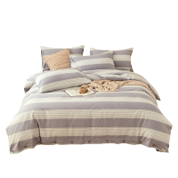 婵思 简约时尚老粗布三件套