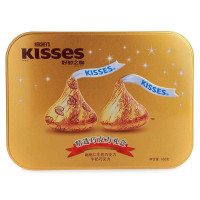 好时 KISSES好时之吻精选巧克力礼盒(牛奶巧克+巴旦木牛奶巧克力)160g