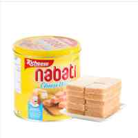 Nabati 丽芝士(Richeese) 奶酪味威化饼干 350g/罐装 印度尼西亚进口芝士威化