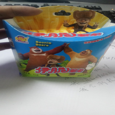 添乐卡通王15g熊出没伊脆薯条牛肉味