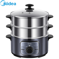 美的(Midea) 电蒸锅 ZG26Easy401 智能定时烹饪 蒸煮焖炖涮，一机多能 10L