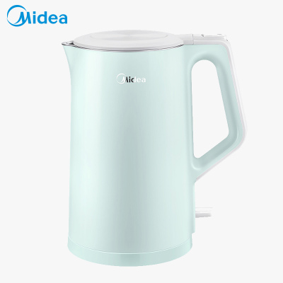 美的(Midea) 电热水壶MK-HJ1722 SH17C102 家用1.7L容量无缝内胆双层防烫烧水壶