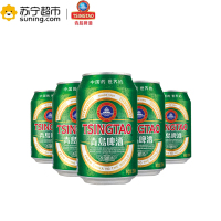 青岛啤酒 (TSINGTAO) 经典(11度)330ml*24罐 整箱装