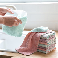 【15条装】洗碗布抹布 家务清洁厨房用品 毛巾去油家用吸水懒人抹布 擦桌布 办公室清洁布