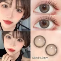 Apical eyes 雾珍珠 美瞳半年抛女小直径年抛彩色隐形眼镜 2片