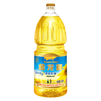 金龙鱼 阳光葵花籽油1.8L 物理压榨 进口原料 炒菜健康家用食用油