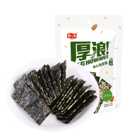 阿一波夹心海苔脆12g巴旦木味即食海苔儿童宝宝零食
