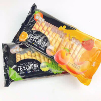 米老头花式蛋卷草莓香橙水蜜桃136g