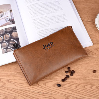 新款男士wallet手拿包时尚长款钱包大容量手机包